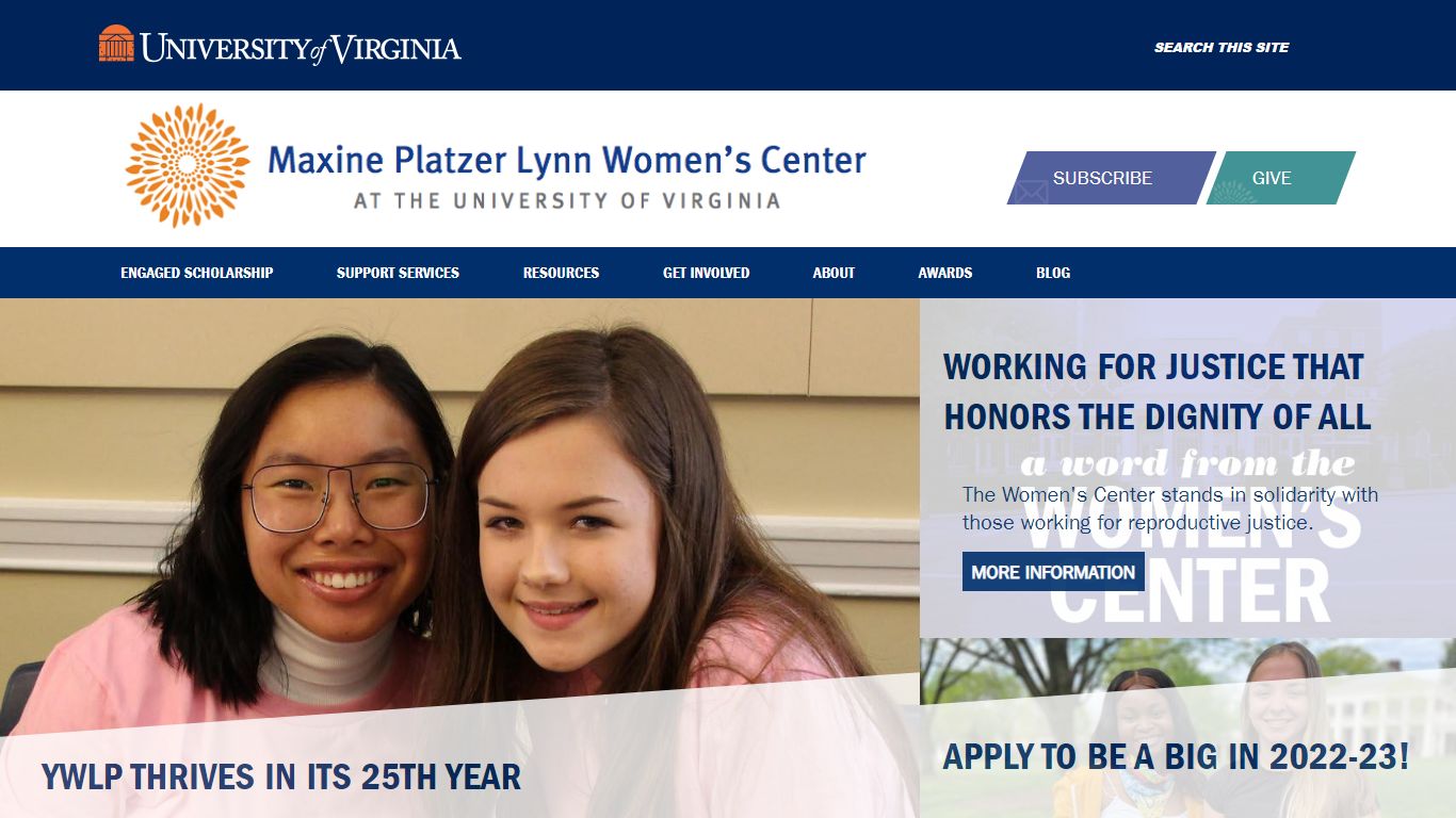 Maxine Platzer Lynn Women’s Center, U.Va.